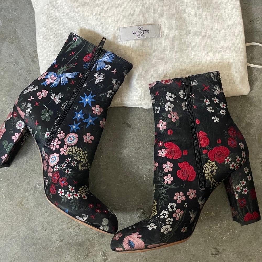 Valentino Floral boots
